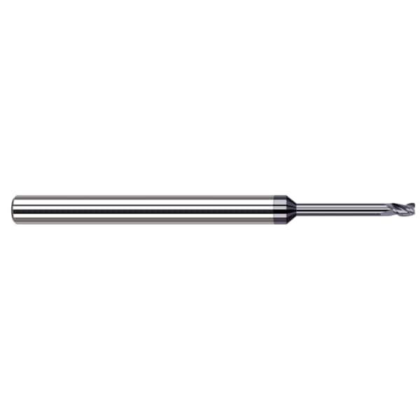 End Mill for Exotic Alloys - Corner Radius, 0.0150" (1/64)